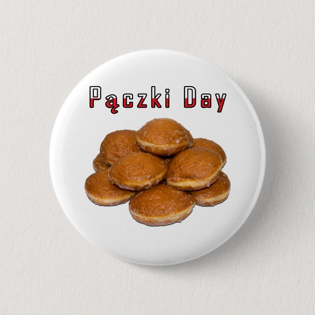 Paczki Day 6 Cm Round Badge (Front)