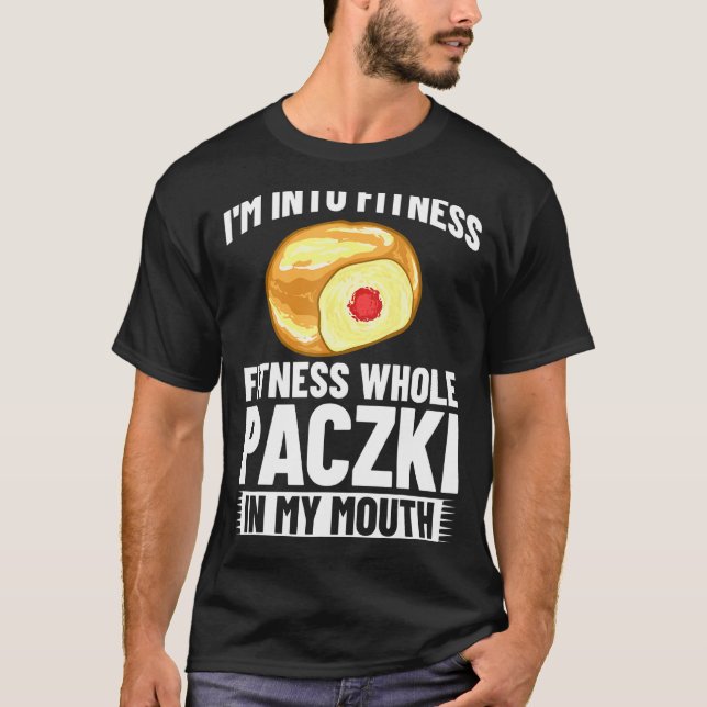 Paczki Polish Doughnut Poland Dessert 1 T-Shirt (Front)