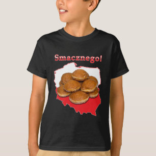 Paczki Smacznego Polish Map T-Shirt