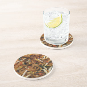 Pad Thai [ผัดไทย] Thailand Street Food Coaster