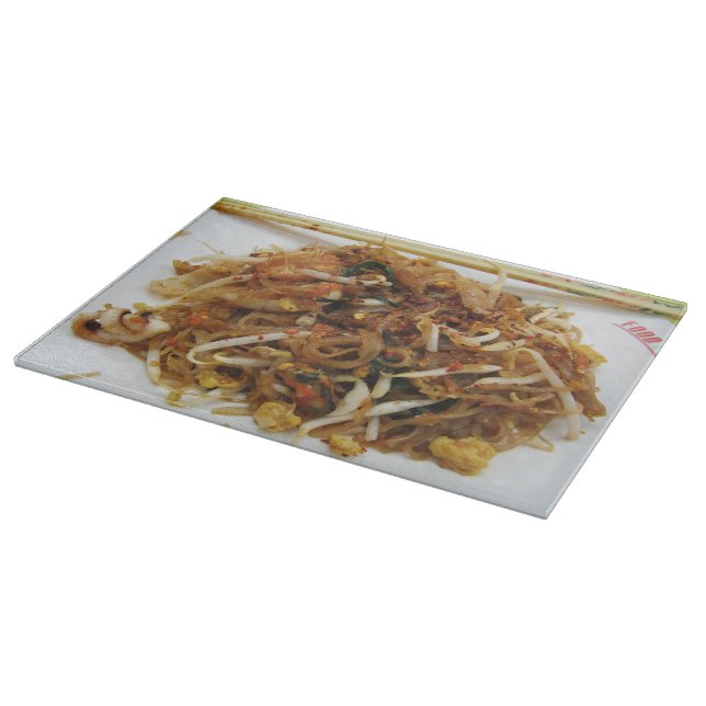 Pad Thai [ผัดไทย] Thailand Street Food Cutting Board (Corner)