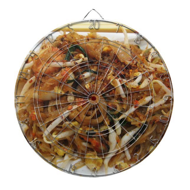 Pad Thai [ผัดไทย] Thailand Street Food Dartboard (Front)