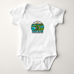 PADAR ISLAND, KOMODO NATIONAL PARK BABY BODYSUIT