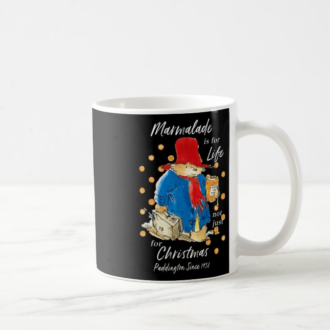 Paddington Bear Xmas Marmalade For Life Cute Merry Coffee Mug (Right)