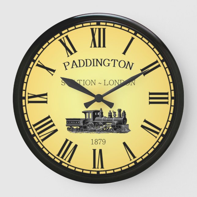 Paddington RR Station ~ London England ~ 1879 ~ Large Clock (Front)