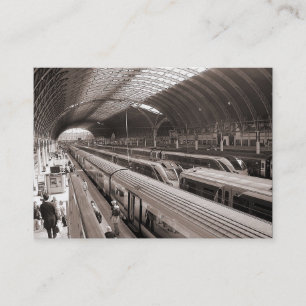 Paddington Station, London. Mini Photo Business Card