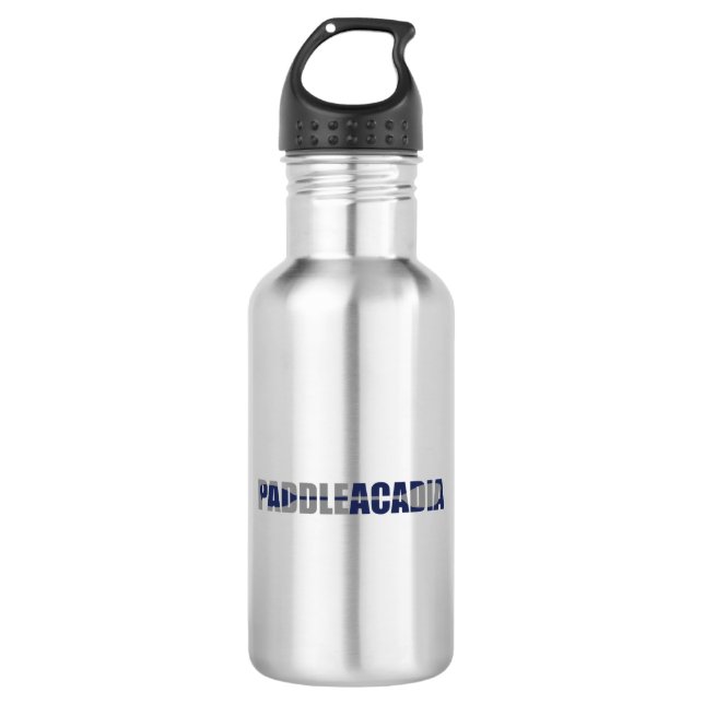 Paddle Acadia National Park Kayaking Maine 532 Ml Water Bottle (Front)