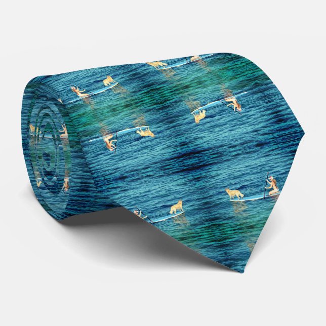 Paddle board surfing tie (Rolled)