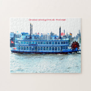 Paddle Boat Mississippi. Jigsaw Puzzle