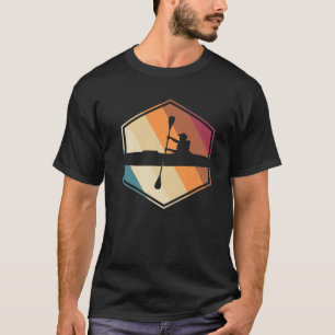 Paddle, Canoe, Kayaker, Retro Vintage Rowing T-Shirt