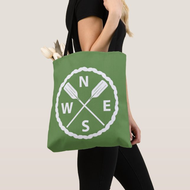 Paddle Explorer Design - Tote Bag (Close Up)