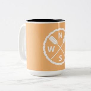 Paddle Explorer Design - Two-Tone Mug