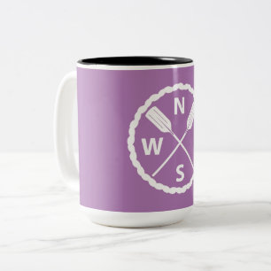 Paddle Explorer Design - Two-Tone Mug
