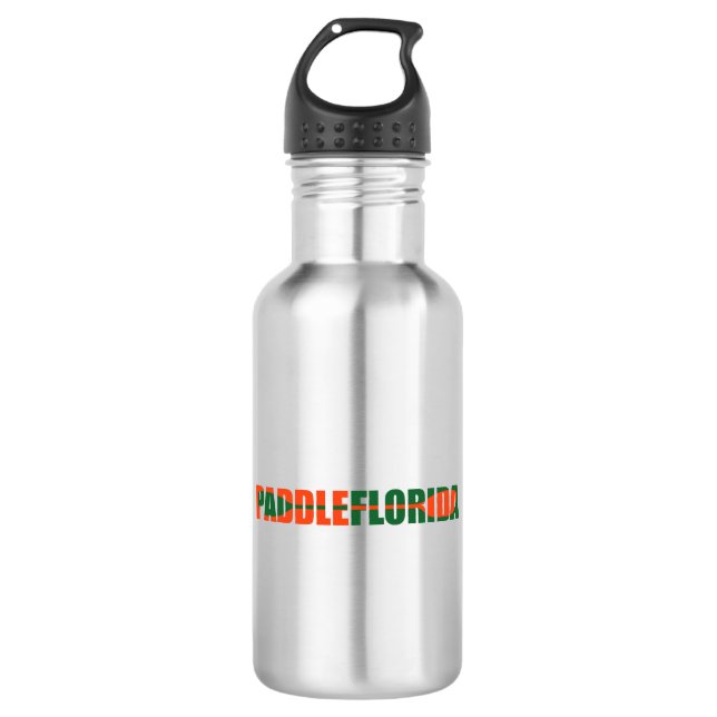 Paddle Florida Kayaking 532 Ml Water Bottle (Front)