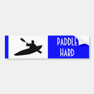 Paddle Hard Bumper Sticker