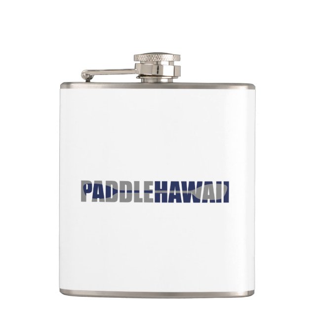 Paddle Hawaii Kayaking Hip Flask (Front)