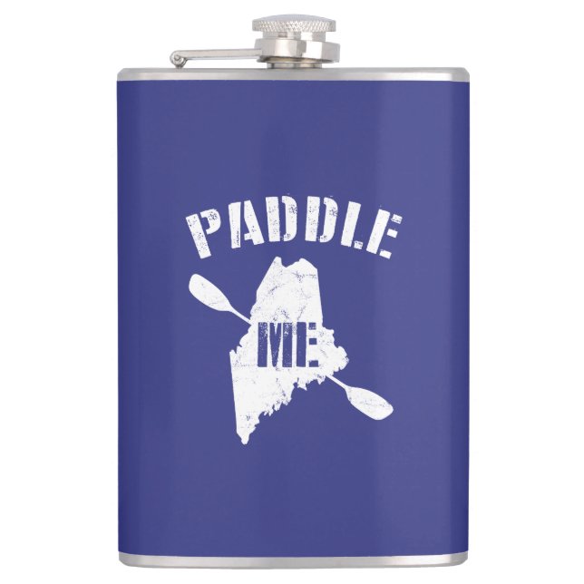 Paddle Maine Hip Flask (Front)