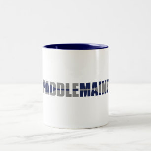 Paddle Maine Kayaking Two-Tone Coffee Mug