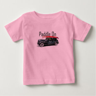 Paddle On Classic Car Design - Baby Fine Jersey T- T-Shirt
