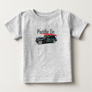 Paddle On Classic Car Design - Baby Fine Jersey T- T-Shirt