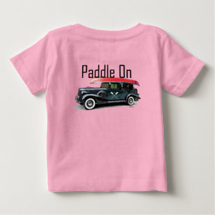 Paddle On Classic Car Design - Baby Fine Jersey T- T-Shirt