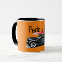 Paddle On Classic Car Design - Combo Mug