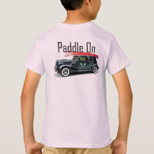 Paddle On Classic Car Design - Kids' Basic T-Shirt