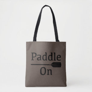 Paddle On Design - All-Over-Print Tote Bag, Medium Bag