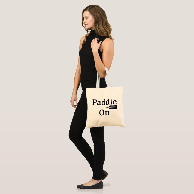 Paddle On Design - Budget Tote Bag (Front (Model))