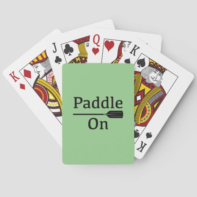 Paddle On Design - Classic Playing Cards (Back)