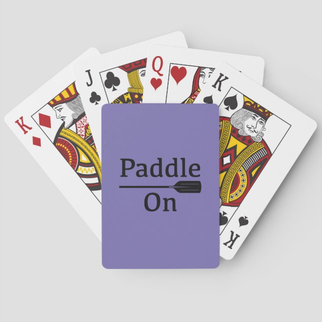 Paddle On Design - Classic Playing Cards (Back)