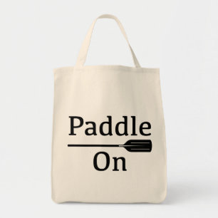 Paddle On Design - Grocery Tote Bag