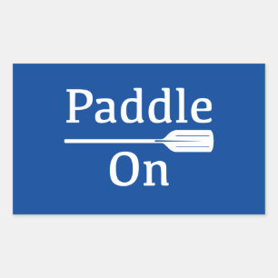 Paddle On Design - Rectangle Stickers