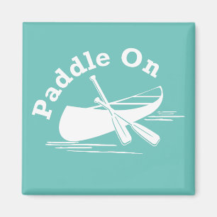 Paddle On Design - Square Magnet