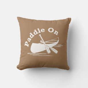 Paddle On Design - Throw Pillow 16" x 16"