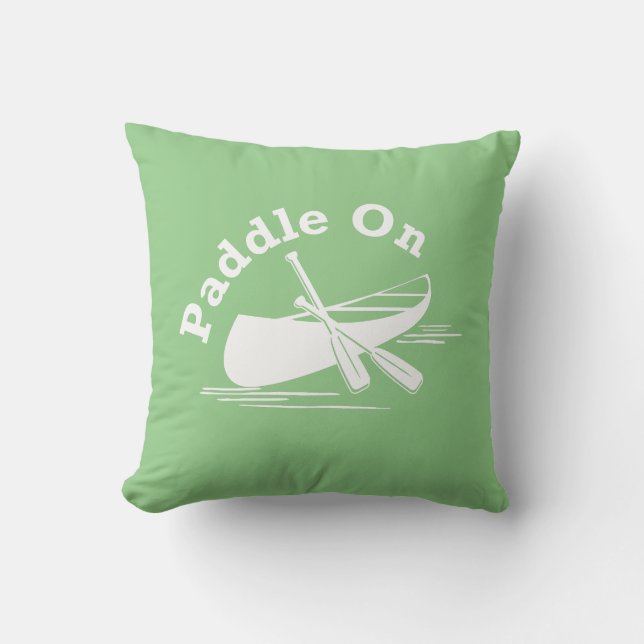Paddle On Design - Throw Pillow 16" x 16" (Front)