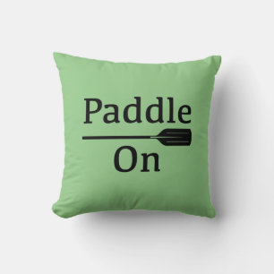 Paddle On Design - Throw Pillow 16" x 16"