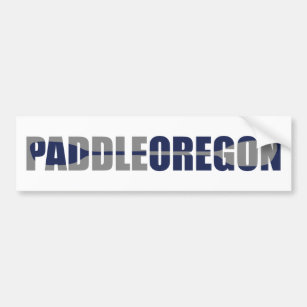 Paddle Oregon Kayaking Bumper Sticker