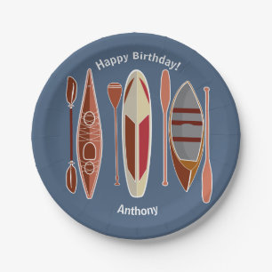 Paddle Passion Paper Plate