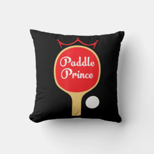 Paddle Prince Ping Pong Fun Cute Table Tennis Gif Cushion