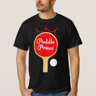 Paddle Prince  Ping Pong Fun Cute Table Tennis Gif T-Shirt