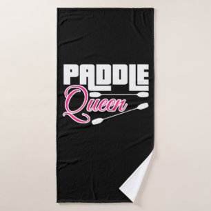 Paddle Queen Girl Kayak Bath Towel