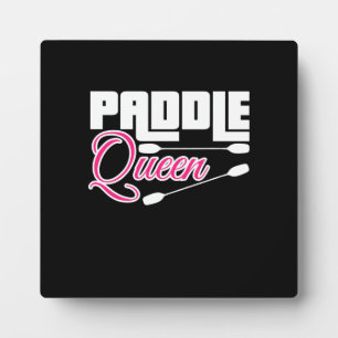 Paddle Queen Girl Kayak Plaque