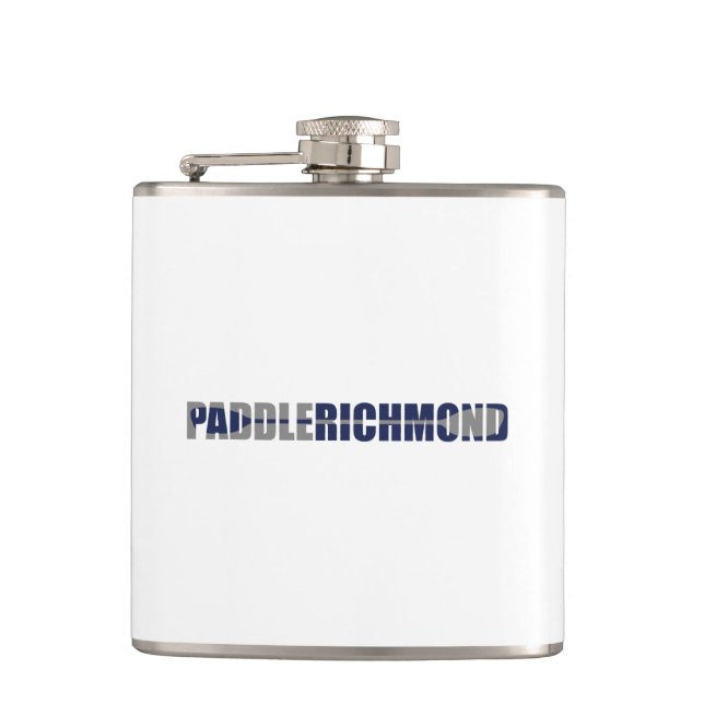 Paddle Richmond Virginia Kayaking Hip Flask (Front)