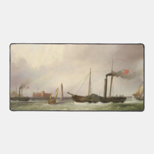 Paddle Steamer Ariel 1831 Desk Mat
