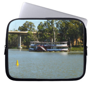 Paddle_Steamer_River-Murray_10inch_Laptop_Sleeve Laptop Sleeve