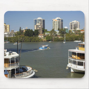 Paddle Steamers, Brisbane River, Brisbane, Mouse Pad