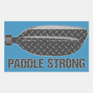 Paddle Strong Rectangular Sticker