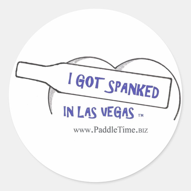 PADDLE TIME CLASSIC ROUND STICKER (Front)