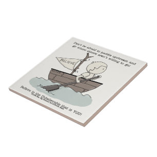 Paddle Upstream Ceramic Tile